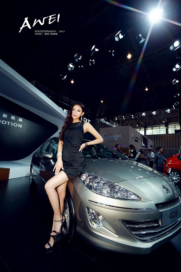 南京国际车展气质车模