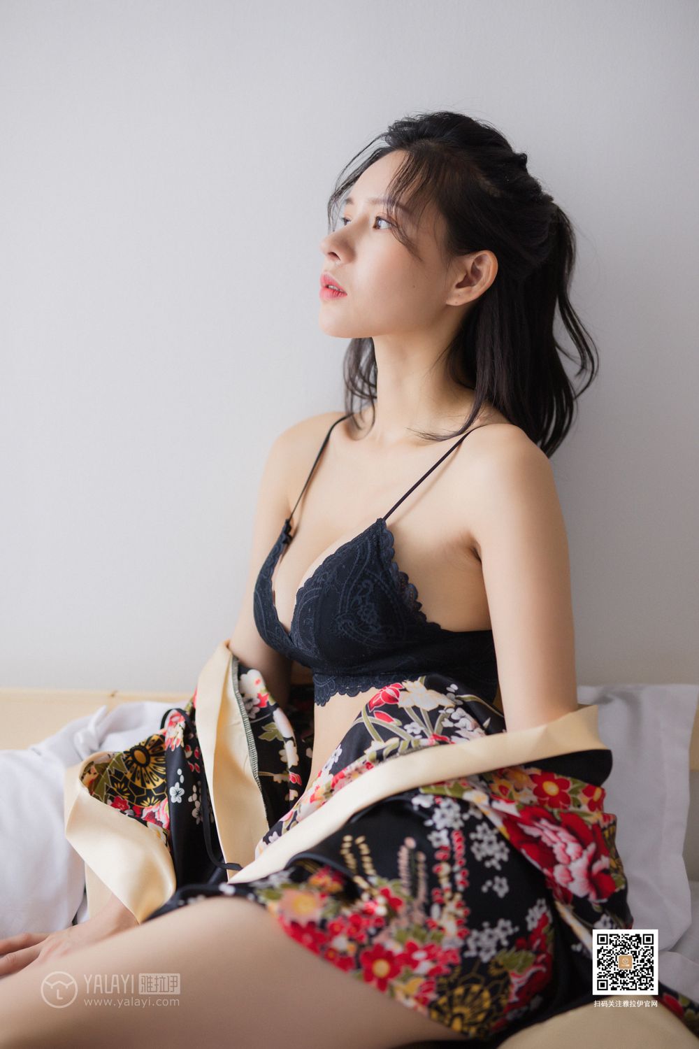 纯情玉女瑶瑶日式和服原味内衣深沟美乳大胆艳妇图片