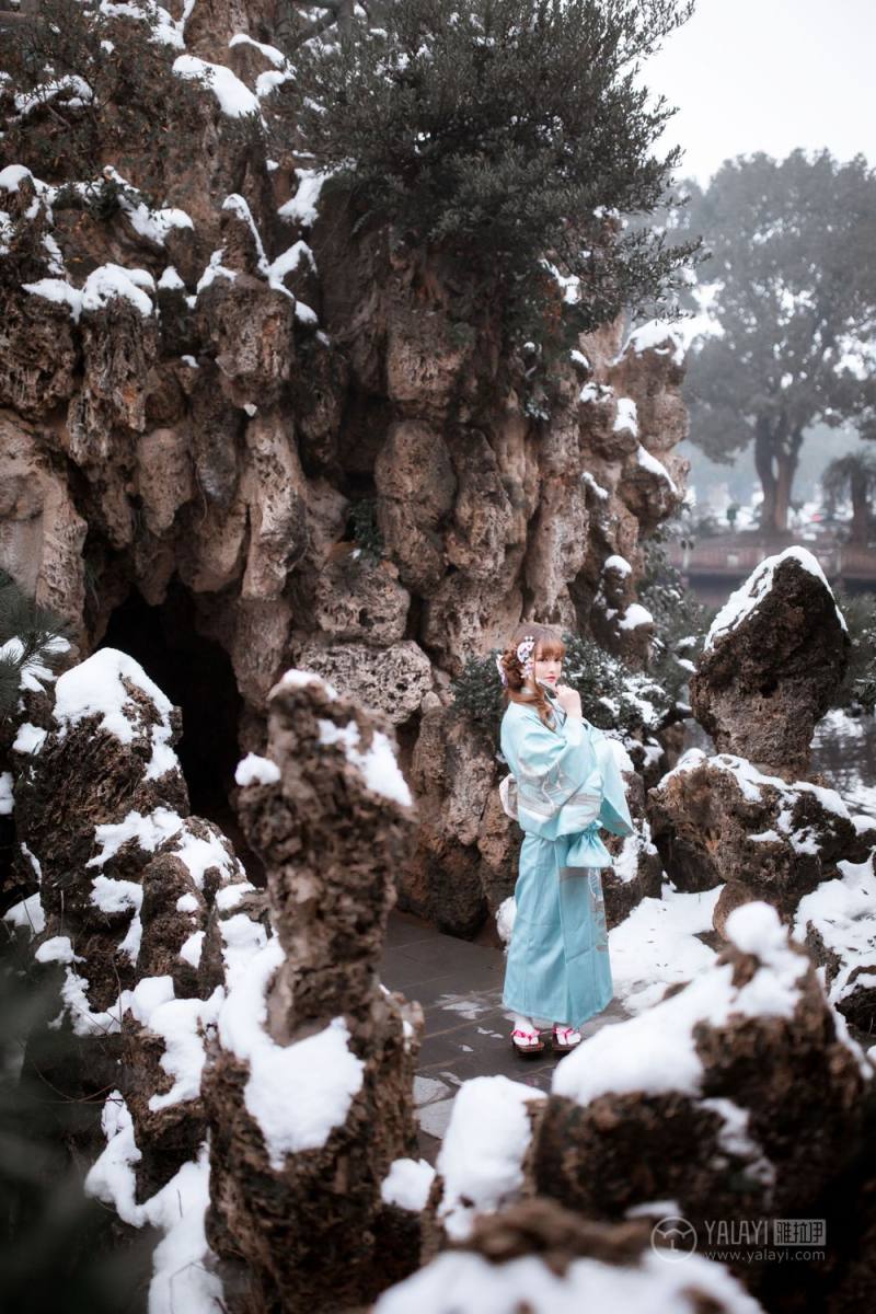 日本浴衣美女户外唯美艺术写真