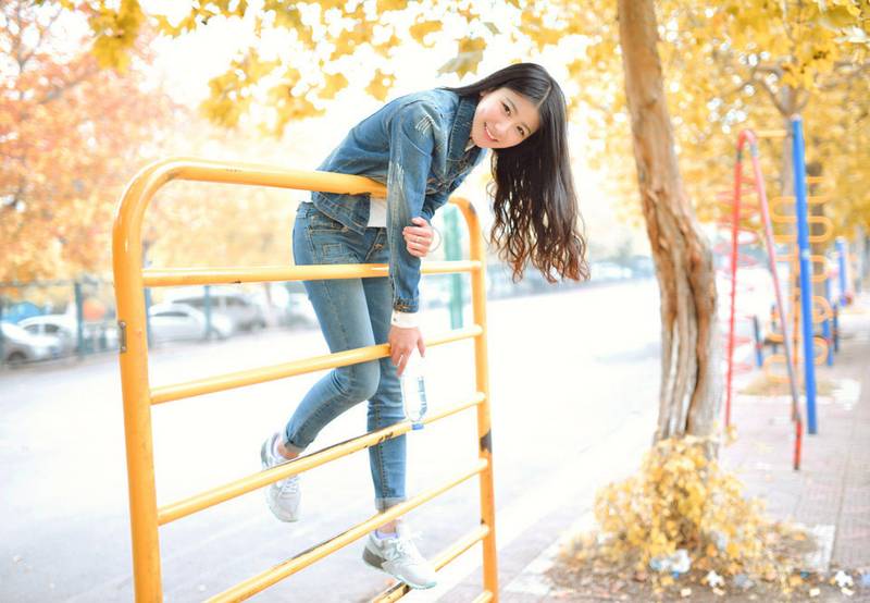 制服美女王雨纯日系jk短裙丰满艺术写真