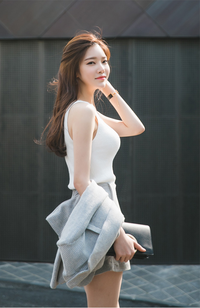 韩国时尚美腿美女模特mm131无圣光大尺寸图片