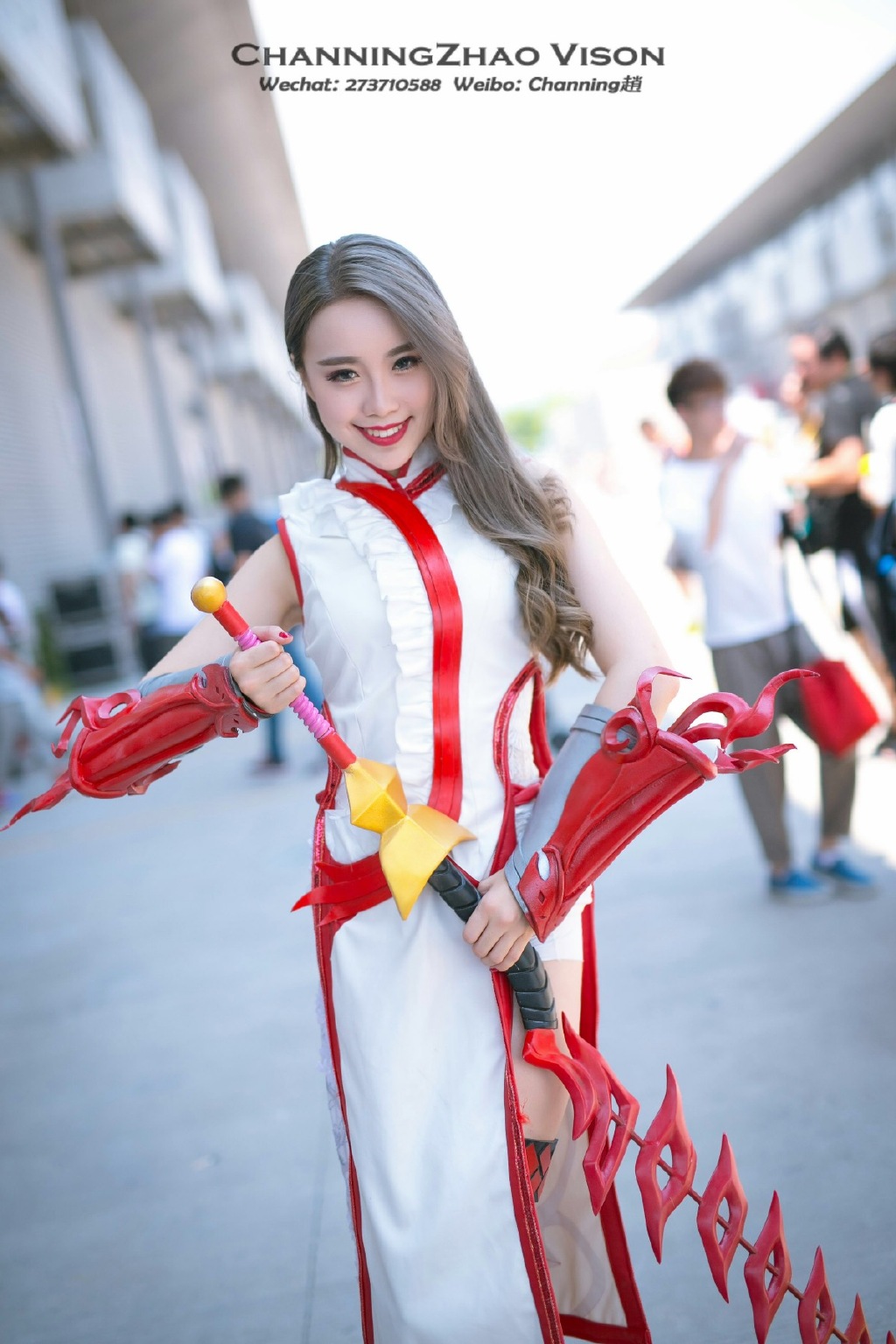 长发美女cosplagogo肉体艺术100图片