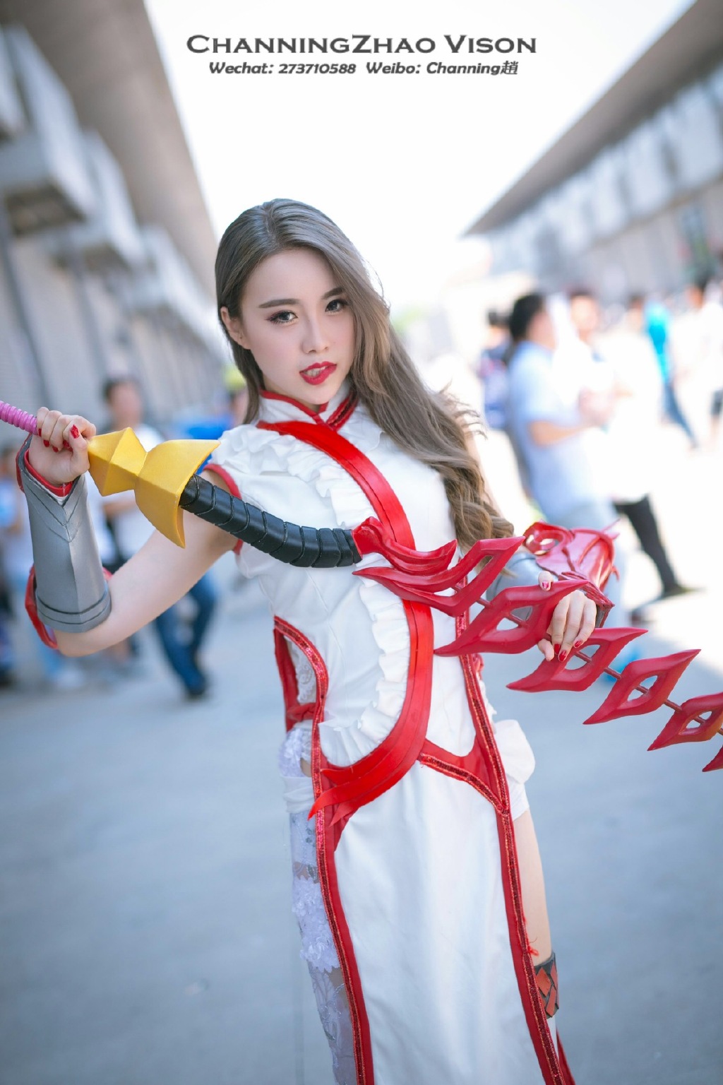 长发美女cosplagogo肉体艺术100图片