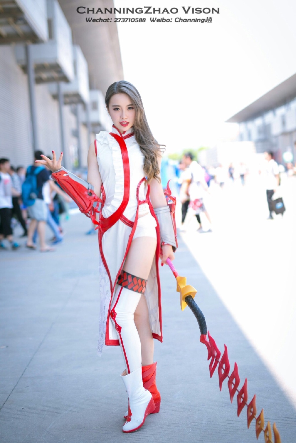 长发美女cosplagogo肉体艺术100图片