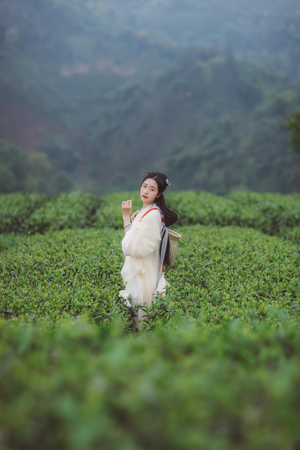 清丽秀雅的采茶女唯美写真套合集