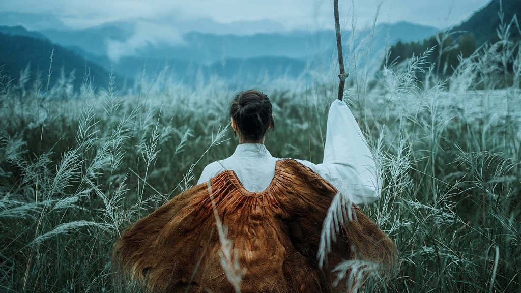 古装侠女绿水青山慵懒美女裸体任你躁