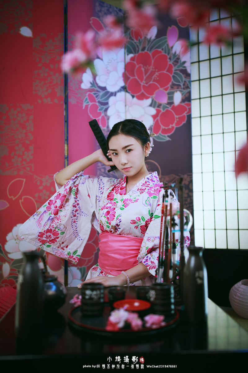 女孩日本和服写真比基尼美女图片