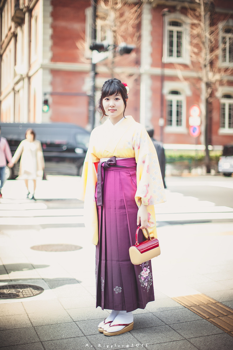 日本街头的和服女孩精美美女丝袜图片