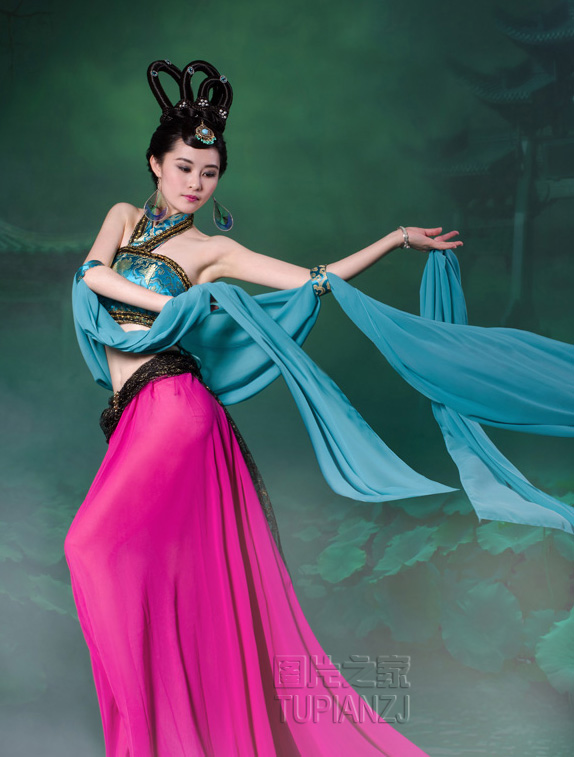 飞天美艳少女图 展惊国模GOGO中国私拍图片