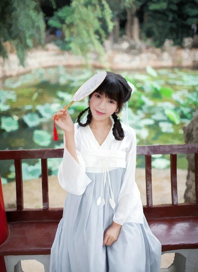 娇小玲珑汉服少女唯美Cosplay私密部位特写无圣光