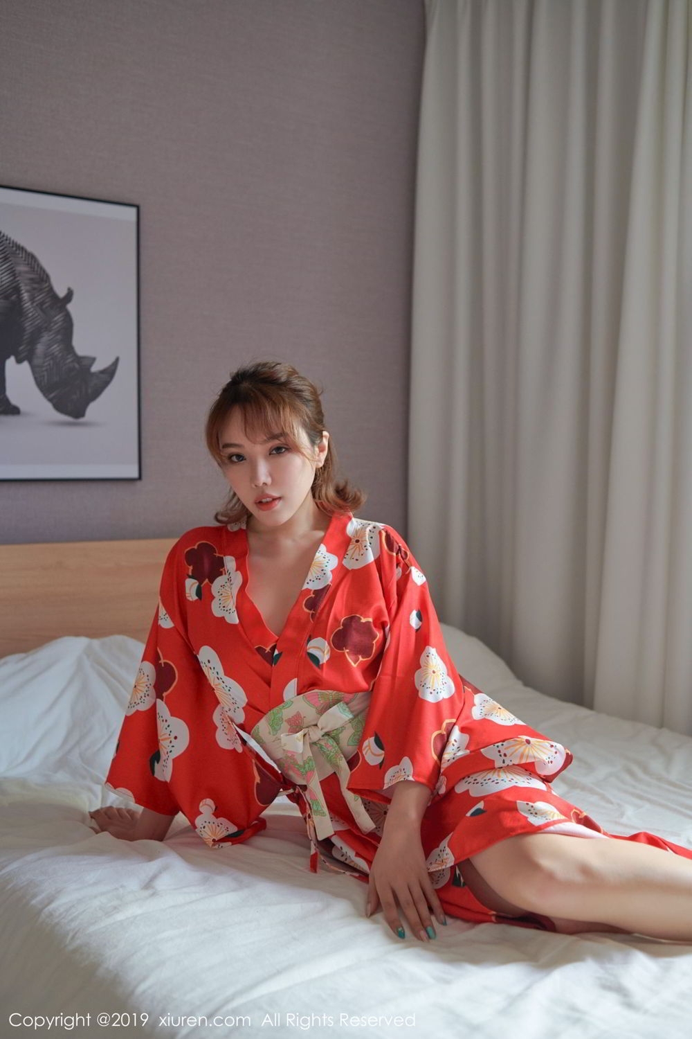 日本和服黄乐然美女敞私人拍摄在线高清图片