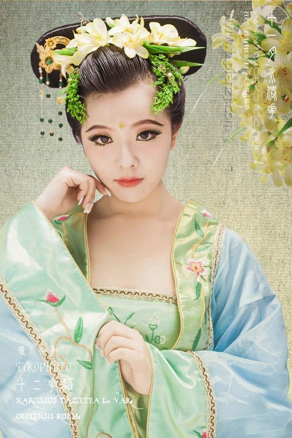 古装美女图片之水仙G0G0日本肉体艺术视频图片