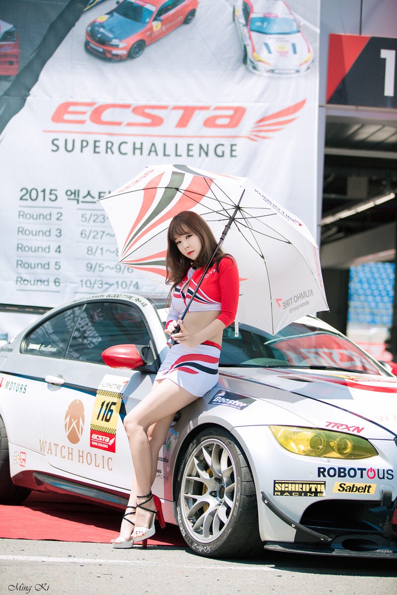 韩国赛车美女车模秀小美女私房摄影