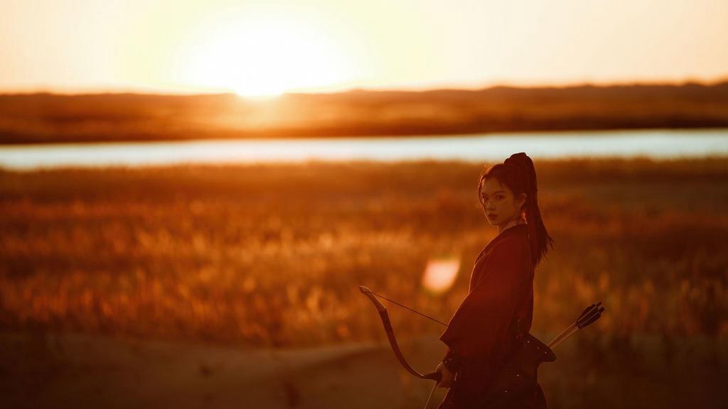 古装美女英姿飒爽唯美美女的胸图图片