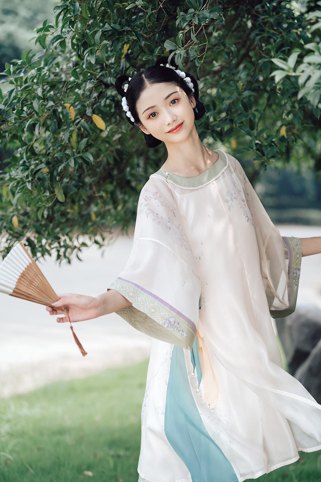 国风美少女现代汉服唯丝袜美女图片大全套