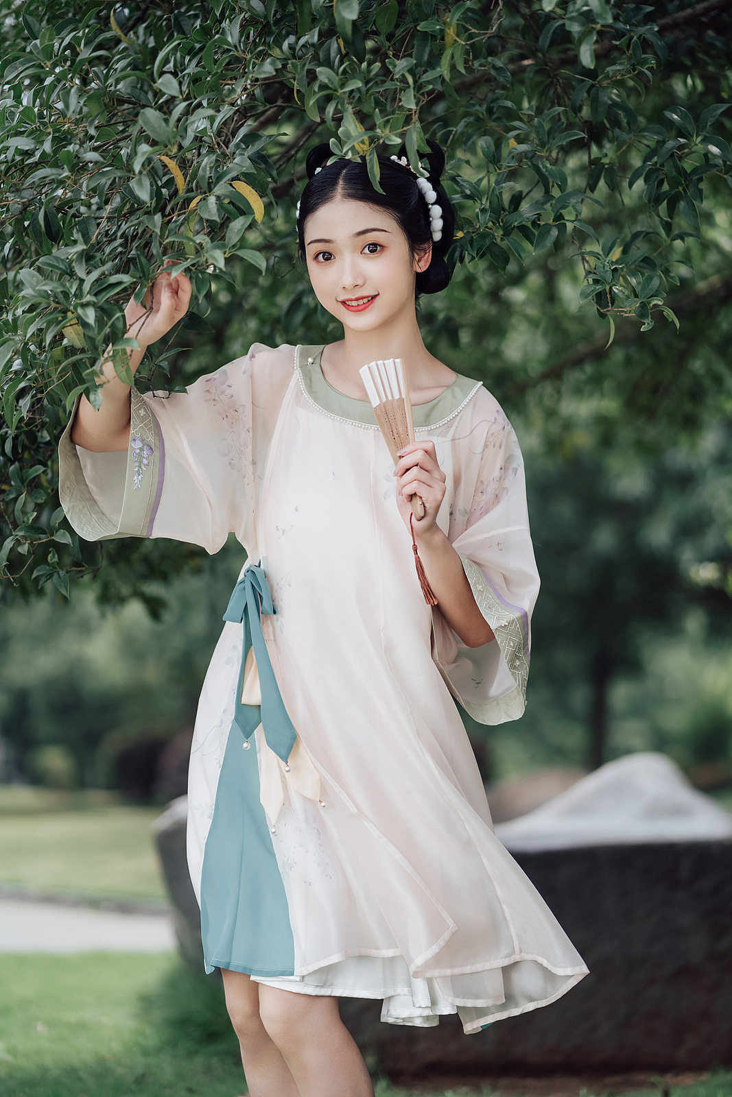 国风美少女现代汉服唯丝袜美女图片大全套