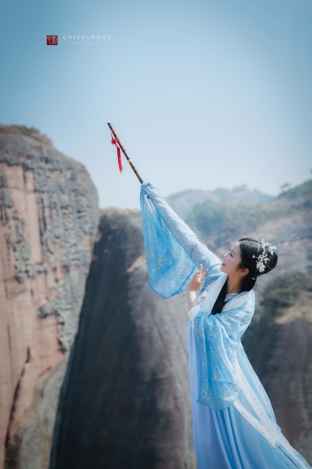 鹅蛋脸古装美女侠骨柔美女自拍图片