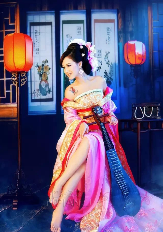 甜美清幽古装美人 手cosplay私房写真福利图