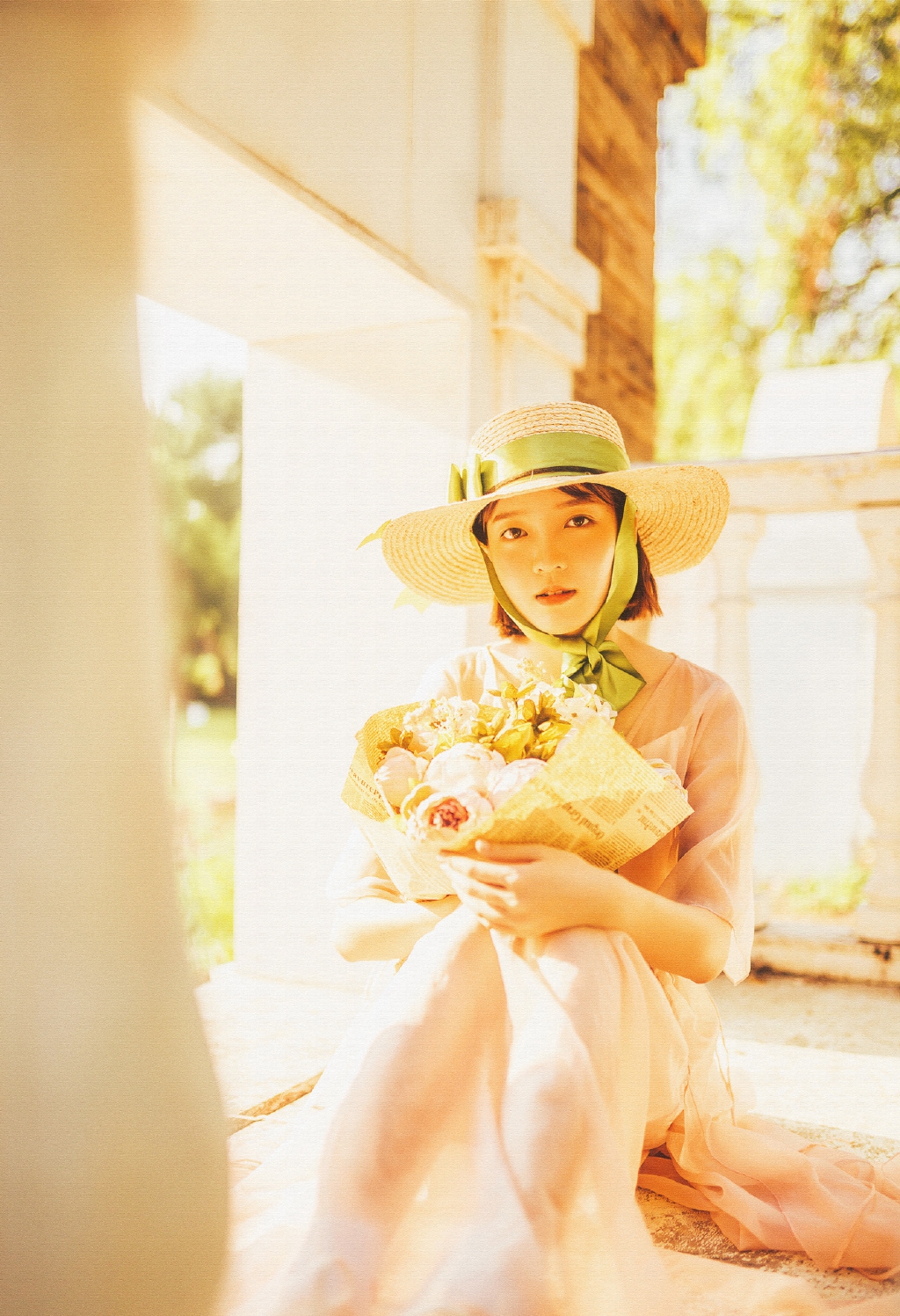 性感美女透明粉红薄纱名器尤物调教图片