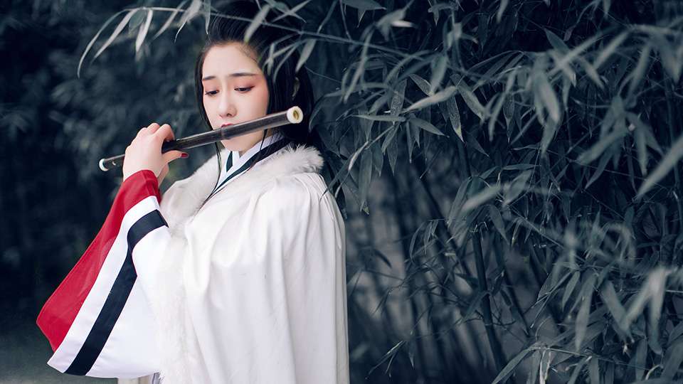 唐朝古装美女雪天漫步90后极品粉嫩木耳