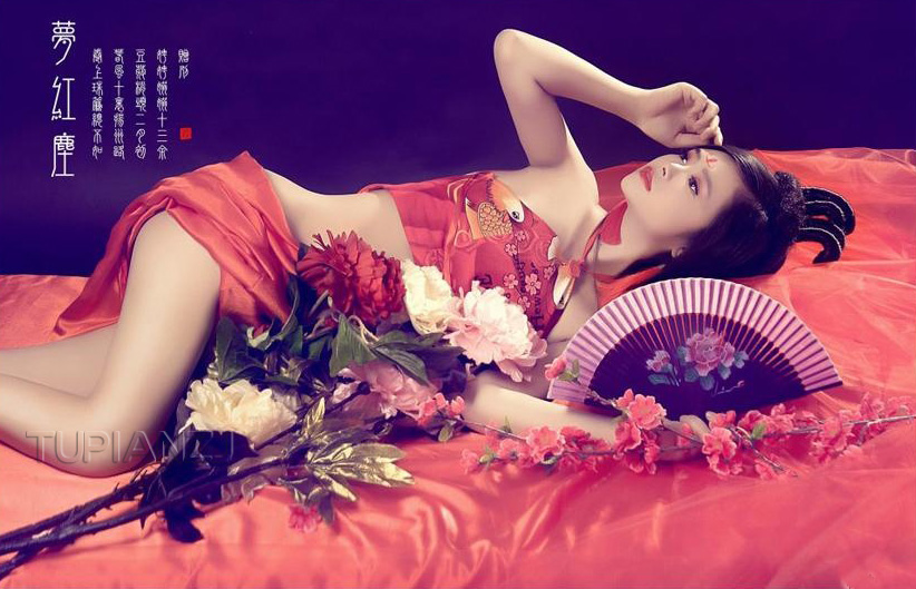 性感古典少女身穿红肚666顶级亚洲大胆裸体艺术