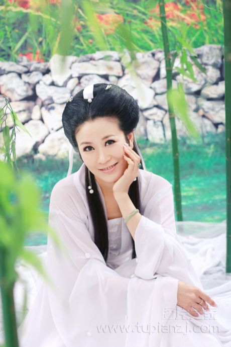 竹女古装美女图 纯净中国美女大胆66人休艺术gogo图片