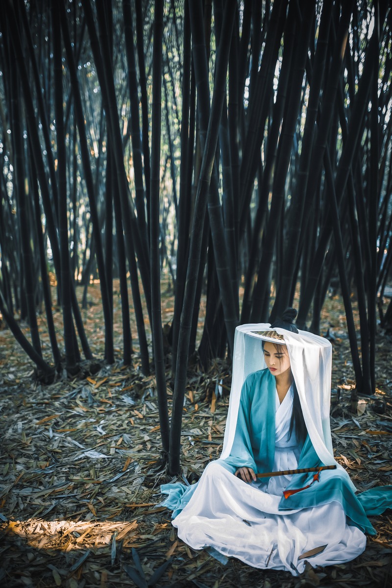 竹林里的古装女侠美女私密部位裸露无遮挡图片