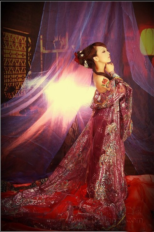 梳妆古装美女图片 对GOGO亚洲肉体艺术无码图片