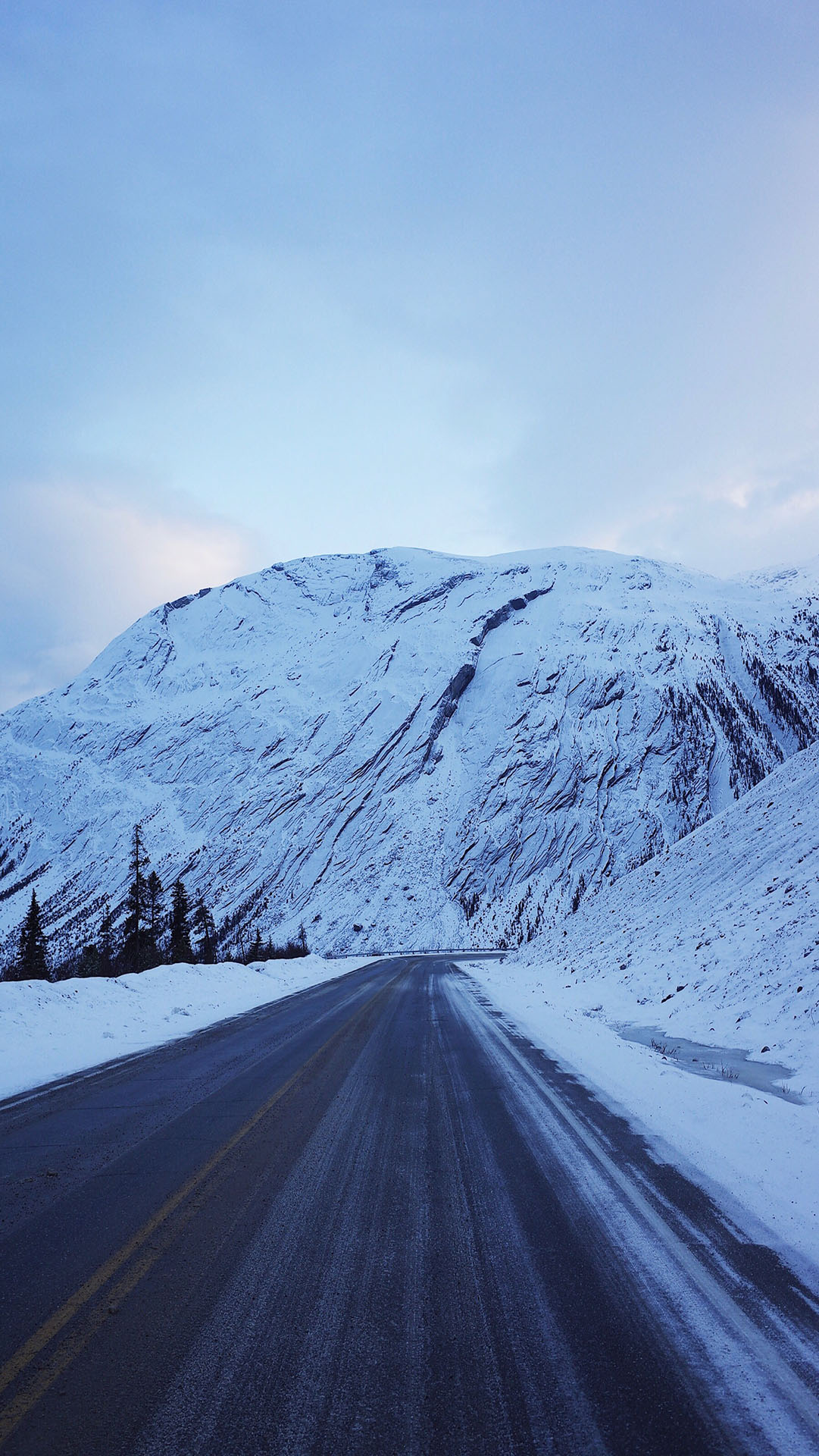 雪景唯美自然风光高清手机壁纸图片
