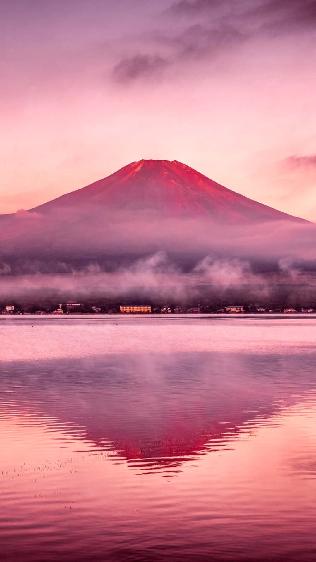 日本富士山美景高清图片手机壁纸