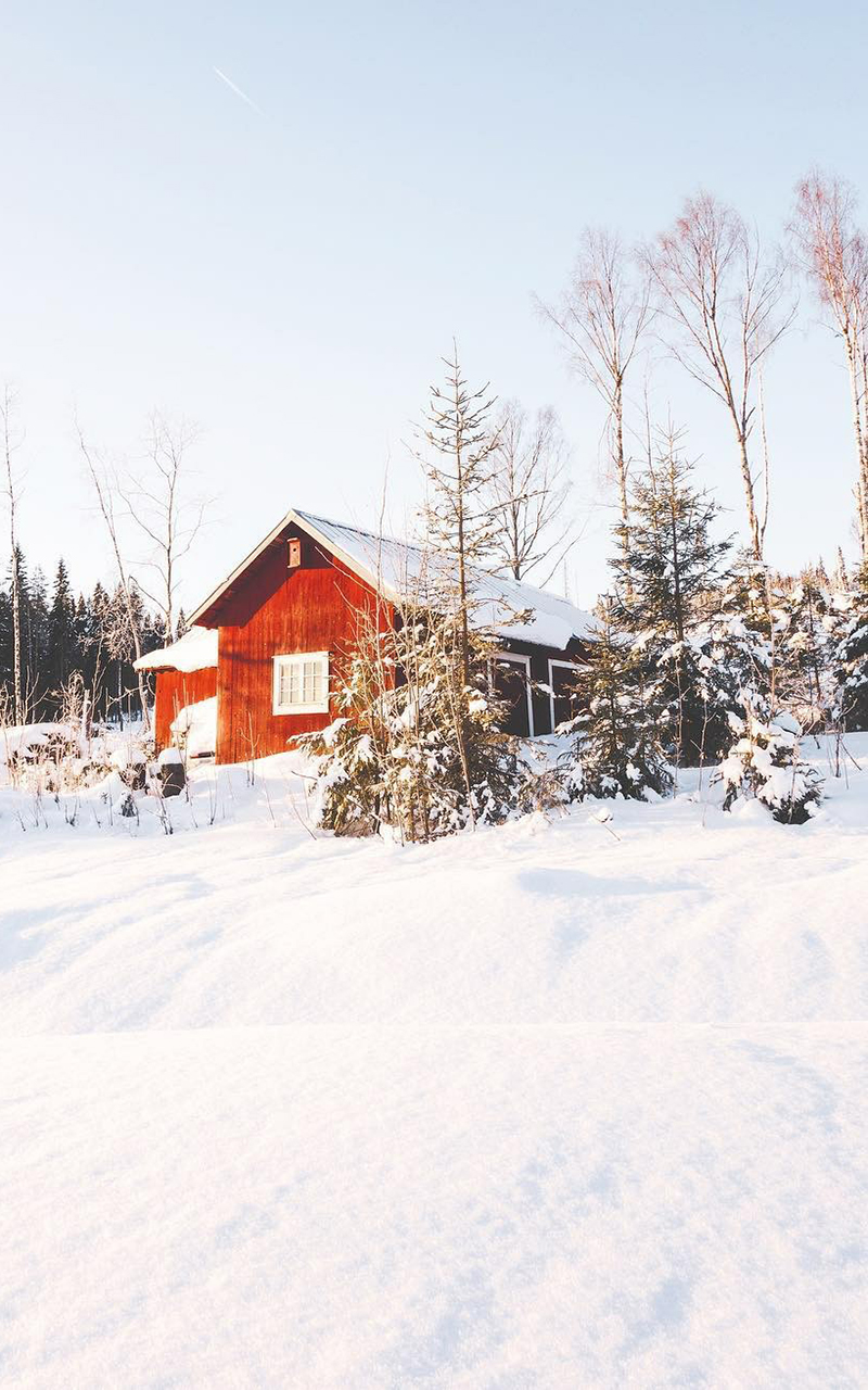 冬季唯美雪景手机壁纸高清图片