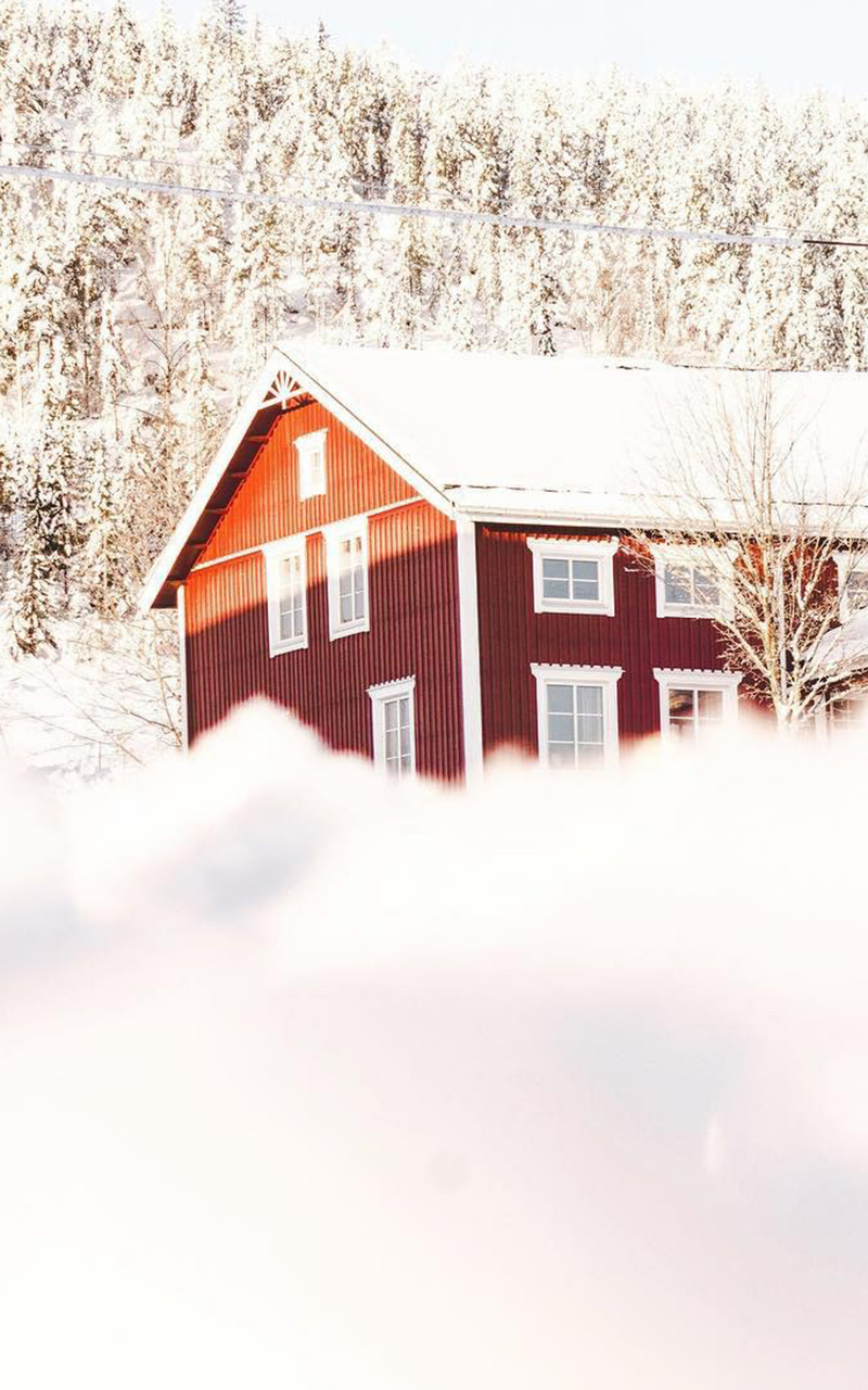 冬季唯美雪景手机壁纸高清图片