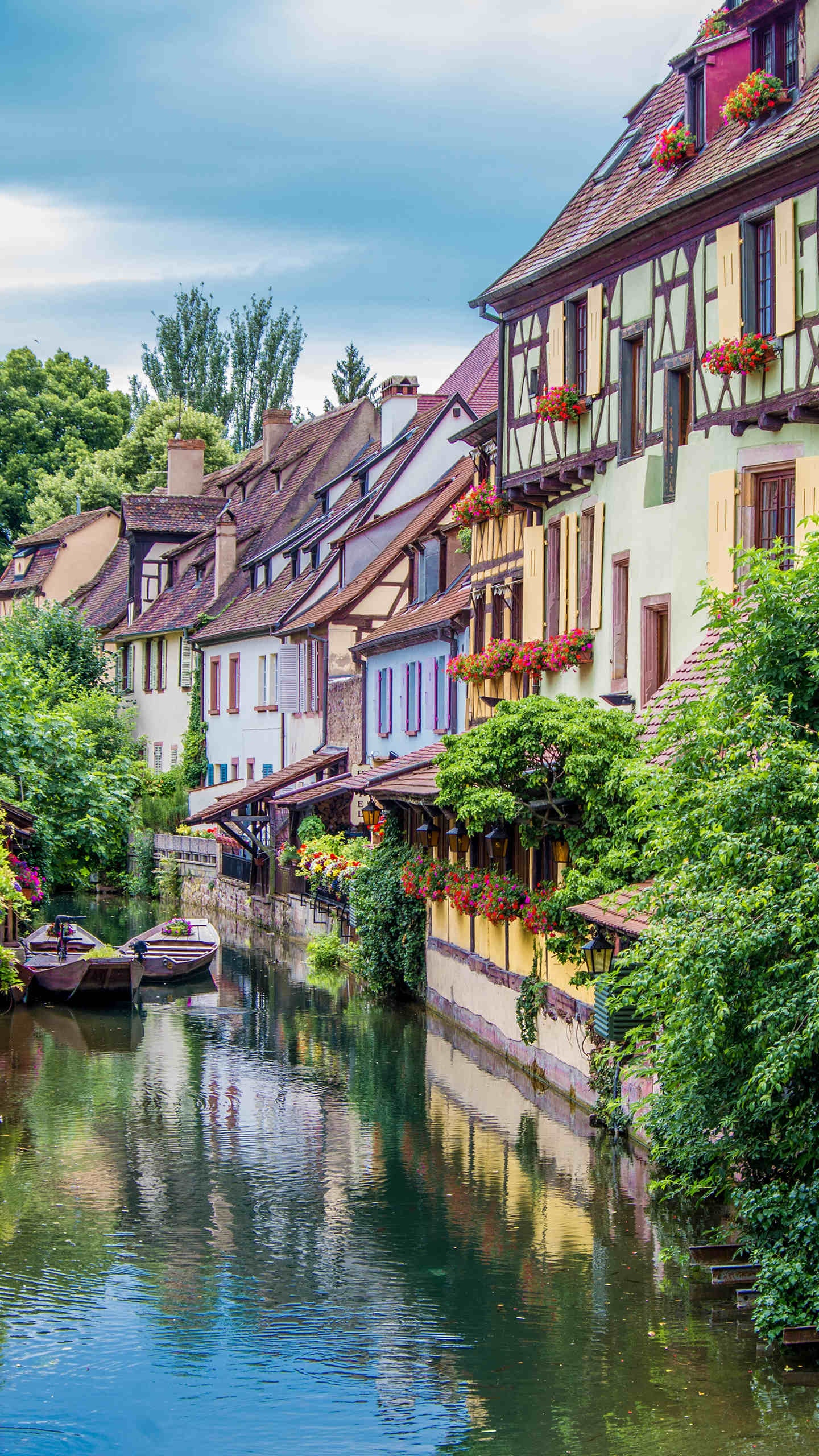 欧洲小镇风景图片高清手机壁纸